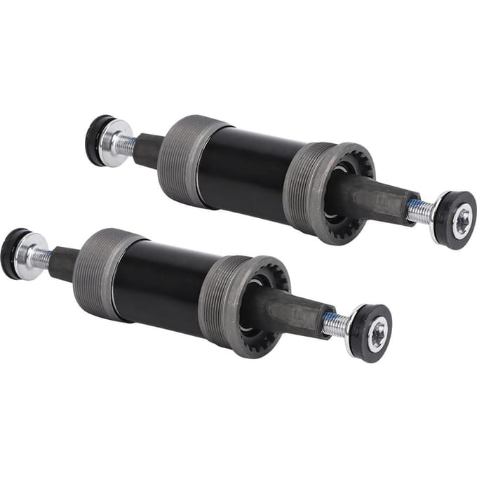 2 stuks Mountainbike Vierkante Gat Integratie Gesloten Lagers Trapas Variabele Snelheid Fiets Fietsaccessoires met black