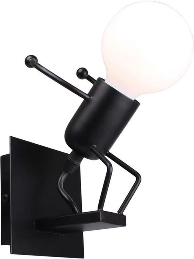 Moderne LED Wandlamp Springend Persoon - Lamp - Woonkamer - Slaapkamer - Kinderkamer