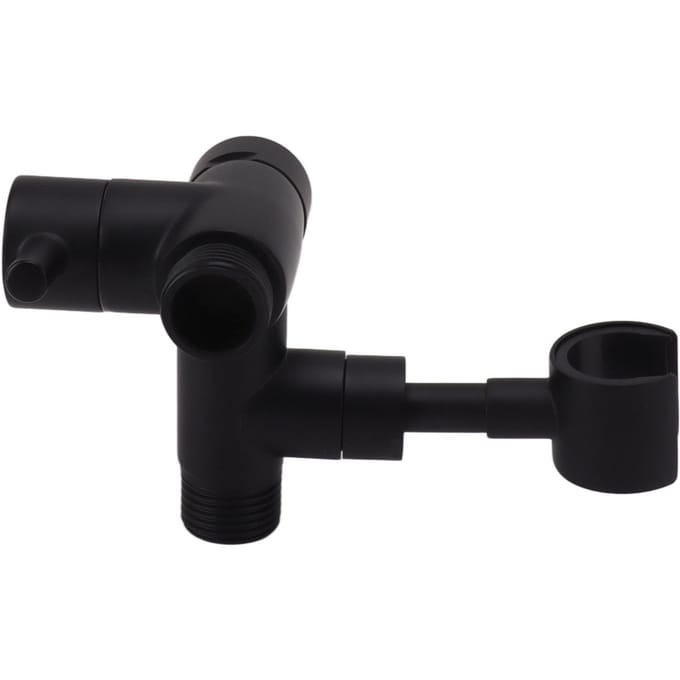 Douchekop Omsteller Waterafscheider Douchearm Omsteller voor Handdouche en Vaste Spray 108 Black black