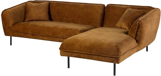 MASSIVMOEBEL24.DE hoekbank lichtbruin Korsika 277x173x76 cm SOFAS gedemonteerd