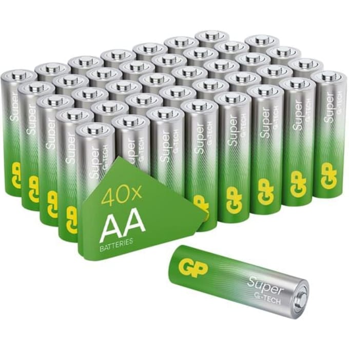 GP Super Batterijen - AA - Alkaline Batterijen - 40 stuks
