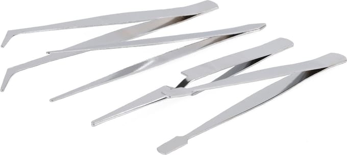 Pincet set | 4 stuks | Pincet hobby | Pincet mee eters | Pincet keuken
