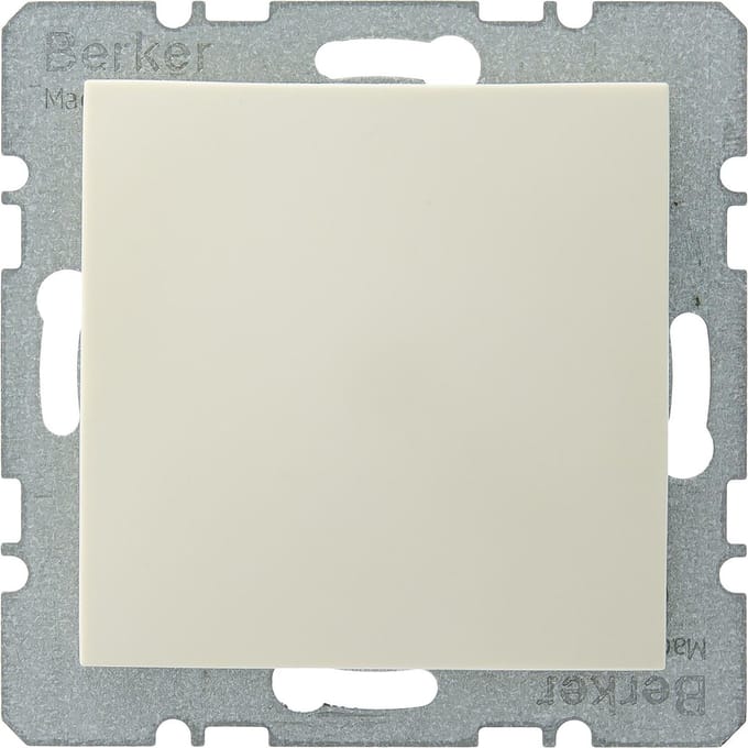 Berker S.1 blindplaat Crème