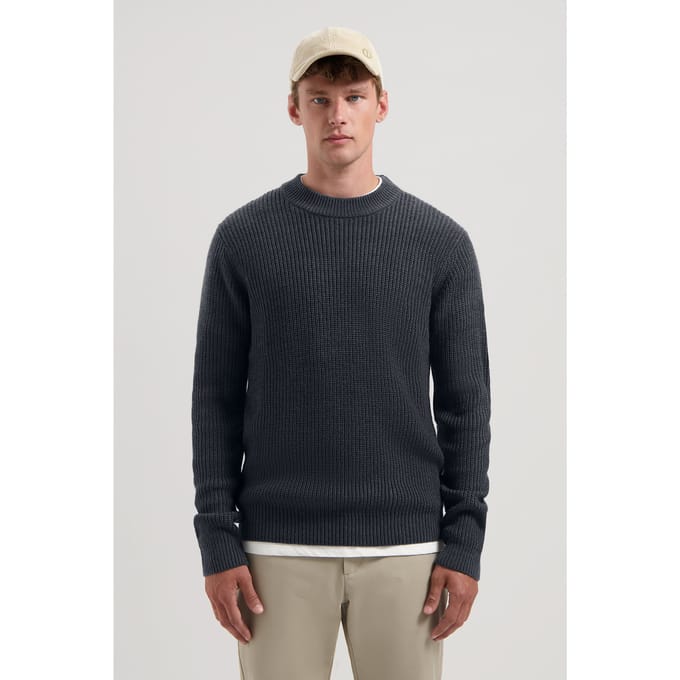 Dstrezzed Ds-crew Ribknit Dk. Navy Taglia: XXL | Maglioni a maglia Outlet | Uomo | Blu