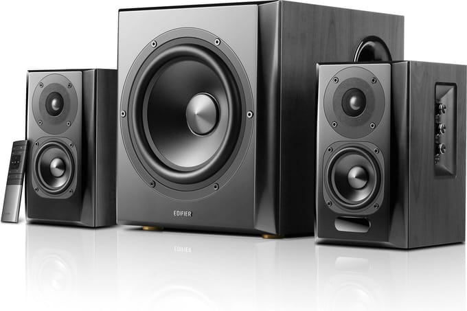 Edifier S351DB - Luidsprekersysteem - for PC - Draadloos - 2.1-channel
