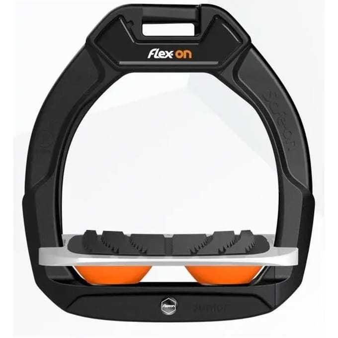 Verstelbare veiligheidssporen Incliné Grip Zwart/Grijs/Oranje Flex-On Safe-On