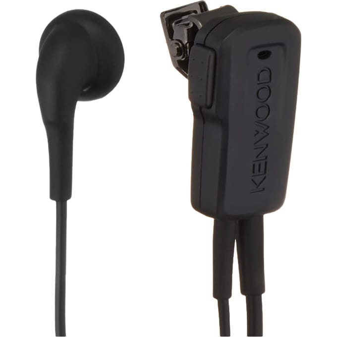 Kenwood EMC-13W Clip microphone with Earphone and PTT voor TK-3601D