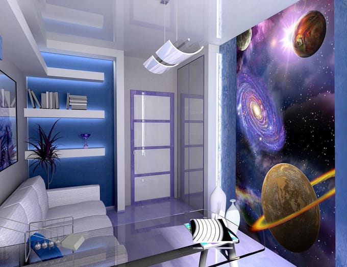 Universe Planets Photo Wallcovering