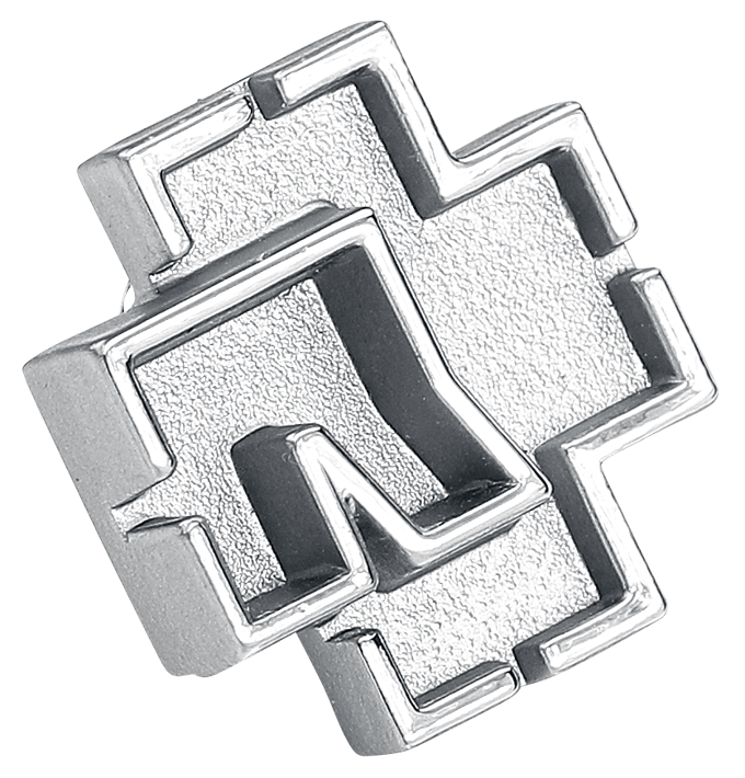 Rammstein Speld - Rammstein Logo - voor Geen - zilverkleurig