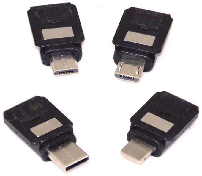 4-delige set Type-C en Micro USB adapters voor Osmo Pocket 1 en 2, handgimbal camera accessoires voor optimale connectiviteit