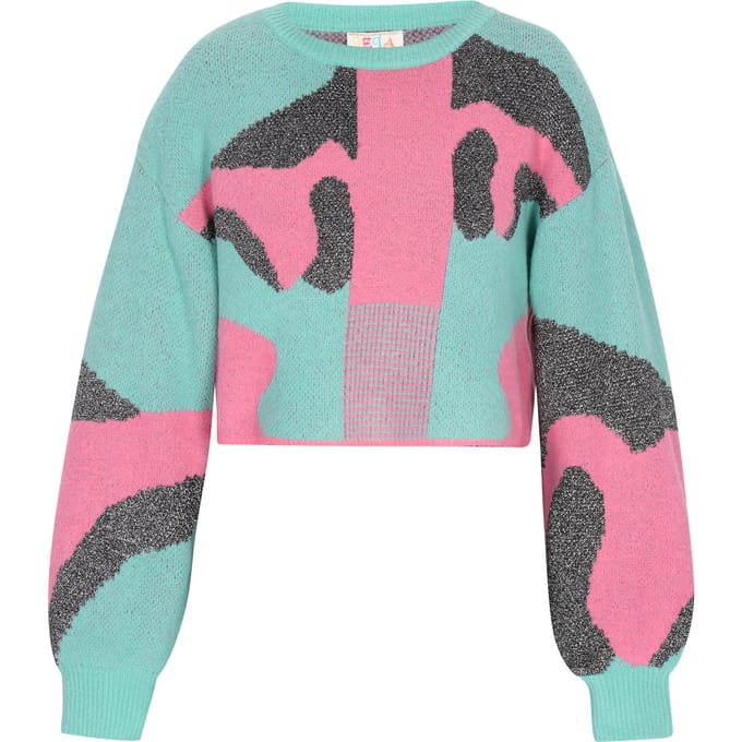 IZIA Jumper Dames Aquaroze