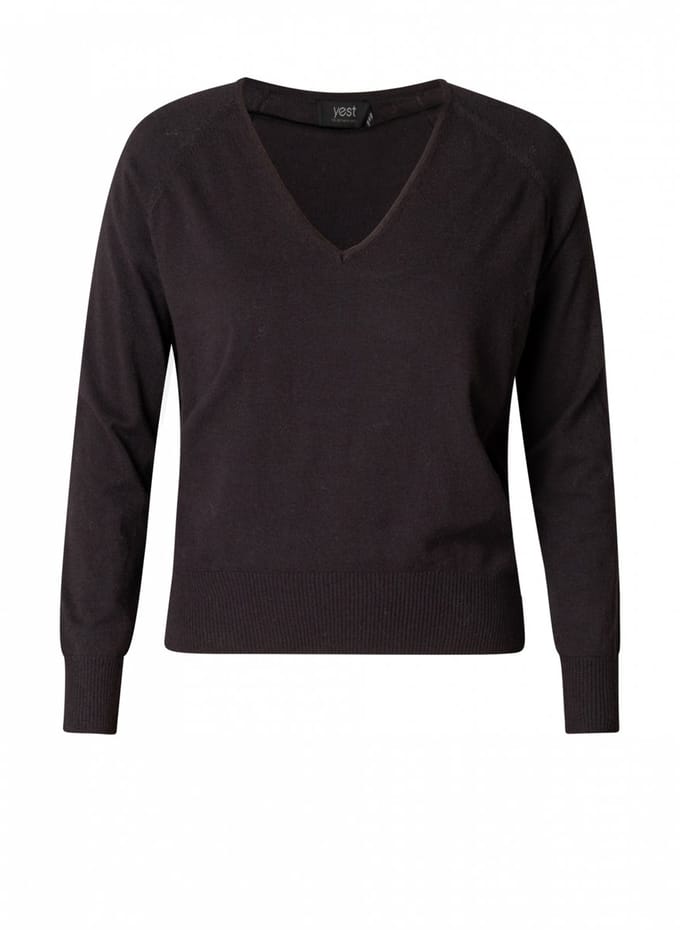 YEST CURVE Francesca Tops - Dark Navy - maat X-0(44)