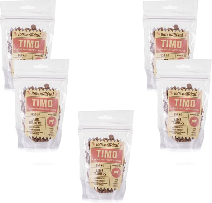 Timo Trainers Lam - Hondensnacks - 5 x 85 g