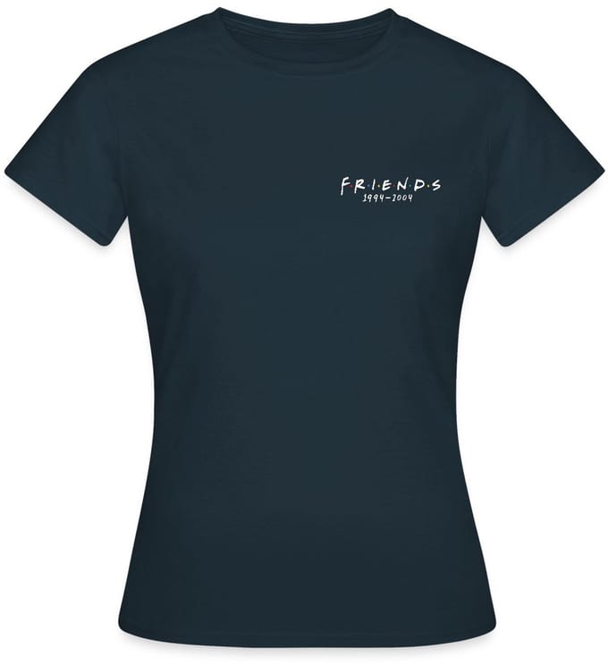 Friends Vrienden Logo 1994-2004 T-Shirt Dames