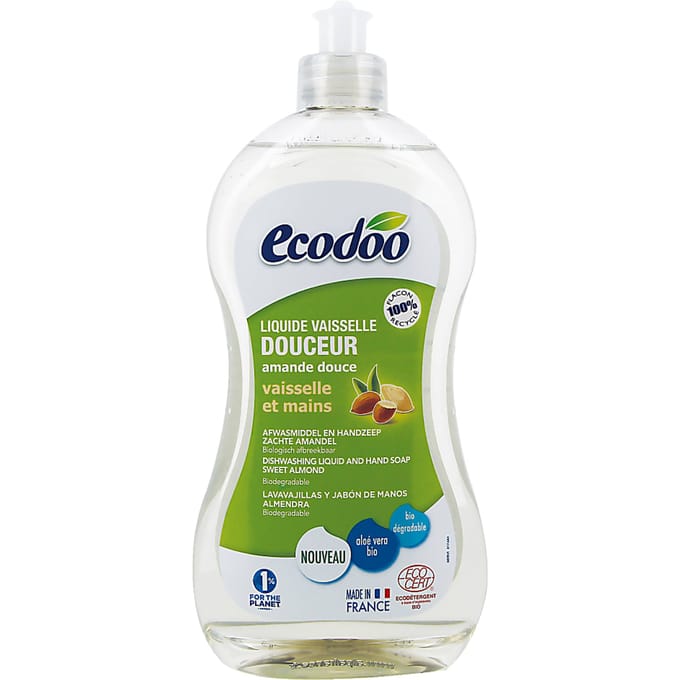 Ecodoo Afwasmiddel zacht vloeibaar amandel eco 500 Milliliter