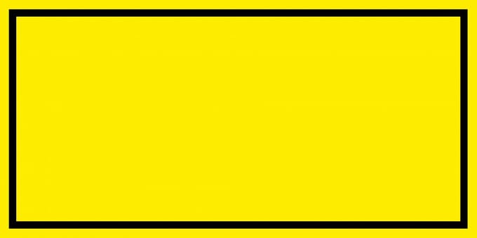 Blanco waarschuwingssticker 200 x 100 mm