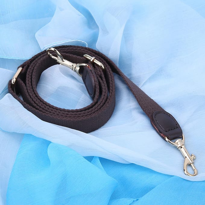 Handgemaakte doe-het-zelf bagageonderdelen Verstelbare crossbodytas leren riem voor CBD065-066Koffie koffie
