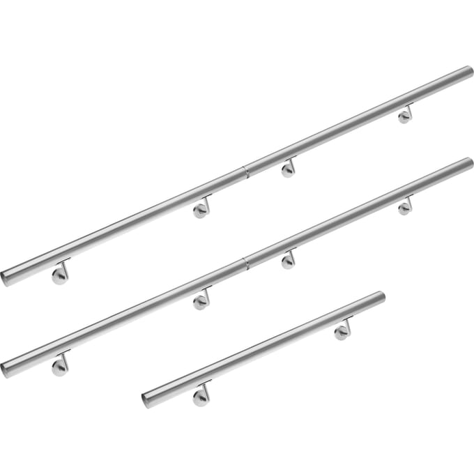 Monzana Trapleuning - RVS 4,2x500cm - Zilver