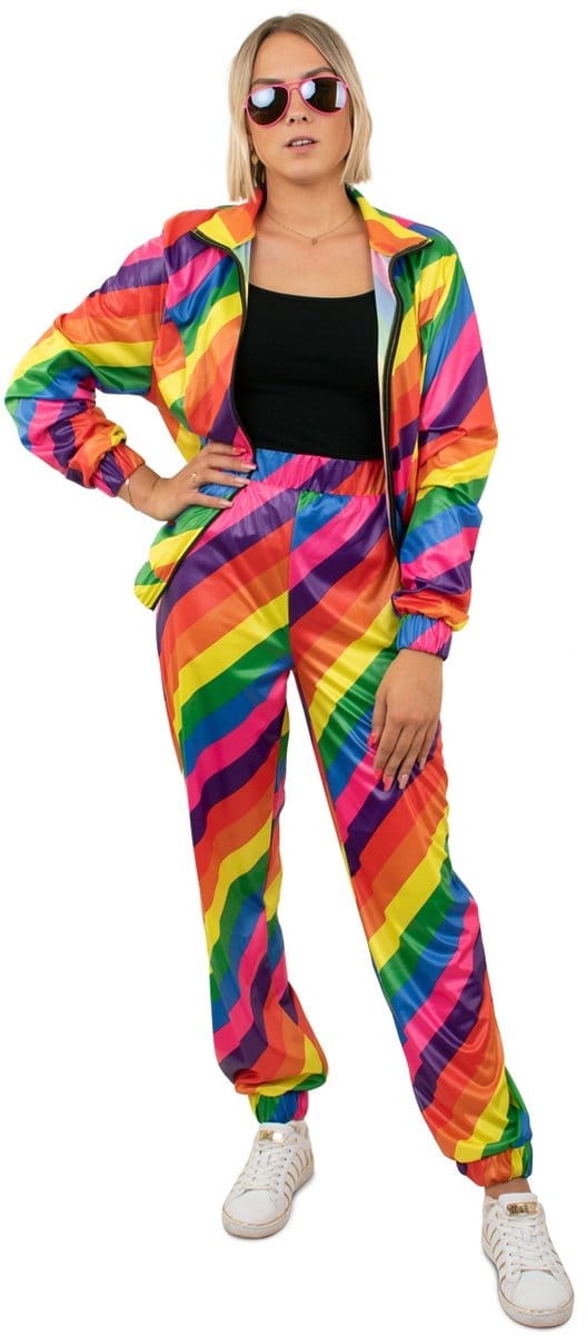 Trainingspak Regenboog Dames - Maat L
