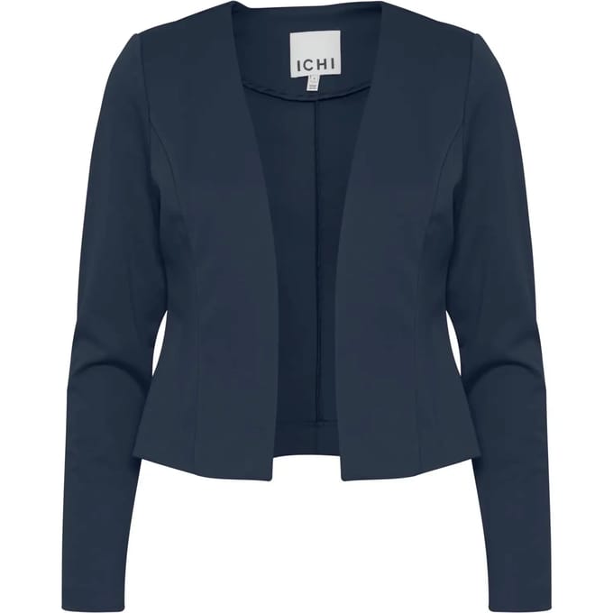 Regular fit blazer met opengewerkte voorkant, model 'KATE'