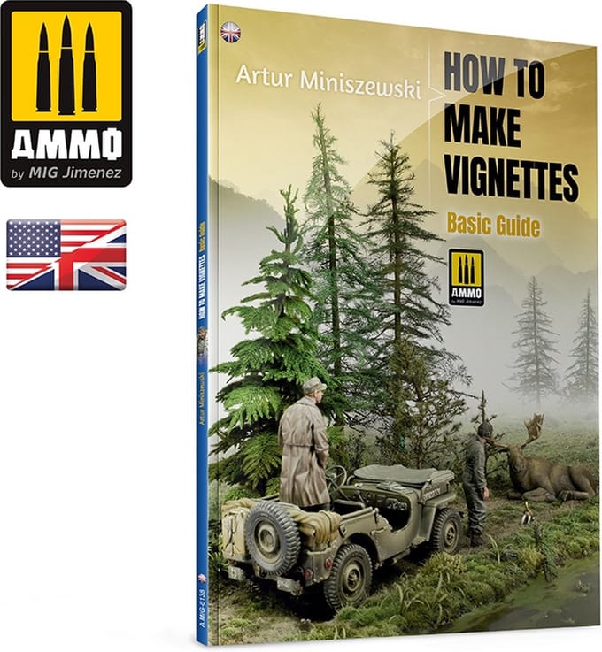 AMMO by Mig Jimenez Boek - MIG 6138 Book How to make Vignettes Boek