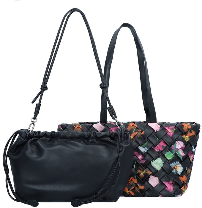 Desigual Shopper Schoudertas Éclat Cahuil Hand Bag Black Zwart