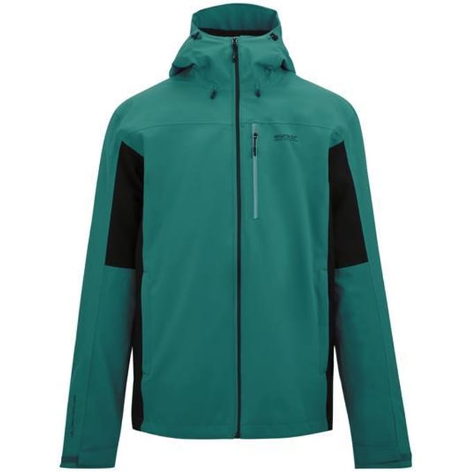 Regatta Heren Birchdale II Waterdichte Jas (Middellandse Zee Blauw/Zwart)