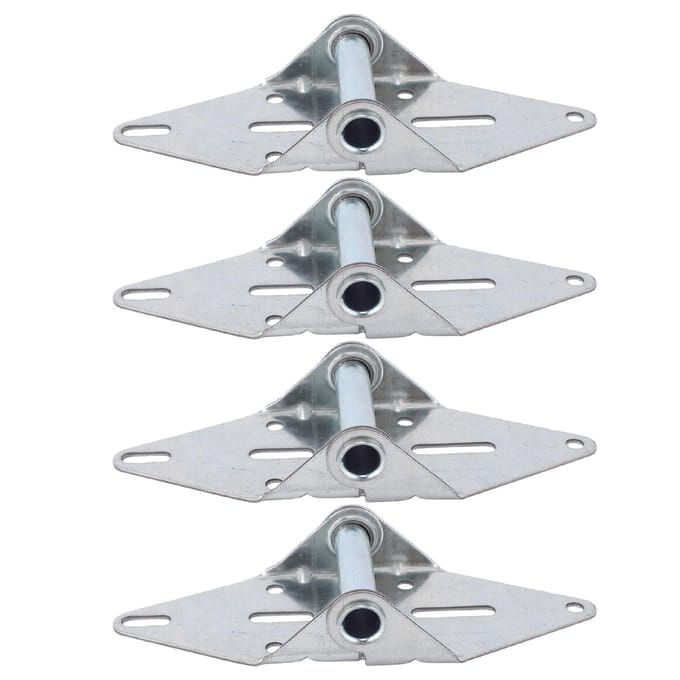 4 Stuks Garagedeur Scharnier Maat 1 Heavy Duty Nee. 14 Staal met Verzinkte Afwerking Vervanging voor Woonverlichting