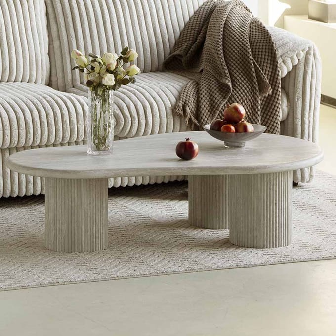 Milton & Oldbrook Salontafel 130 cm Tornio Grijs