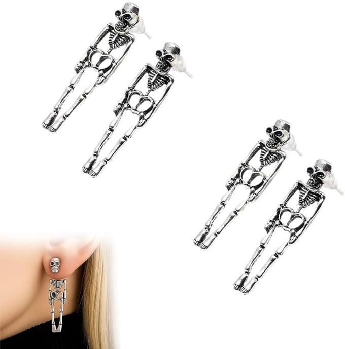 Dailygoods- Halloweenoorbellen met bewegende lichaamsdelen