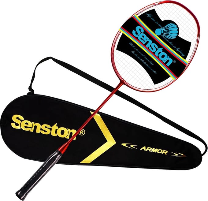 Graphit badmintonracket, carbon, badmintonracket, S330, veel talent, perfecte badmintonracket, met opbergtas