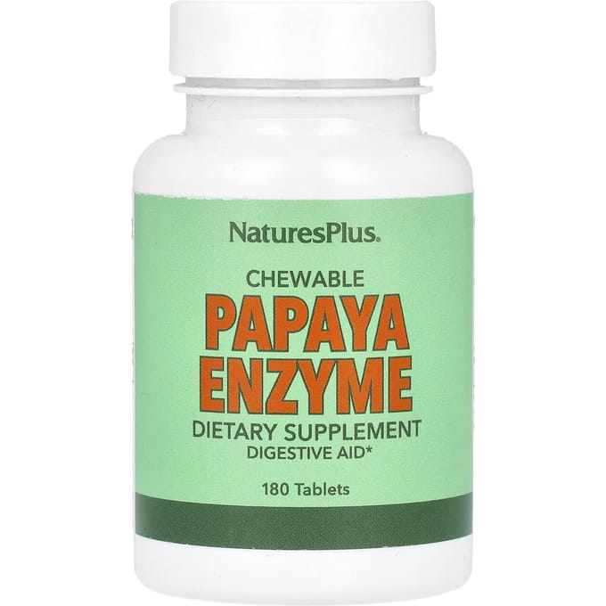 Kauwbare Papaja Enzym Supplement, 180 Tabletten