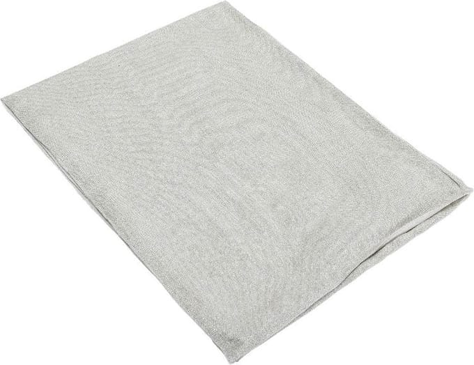PTMD Lurex IvoryTafelkleed Loper - 300 x 40 cm - Linnen - Beige
