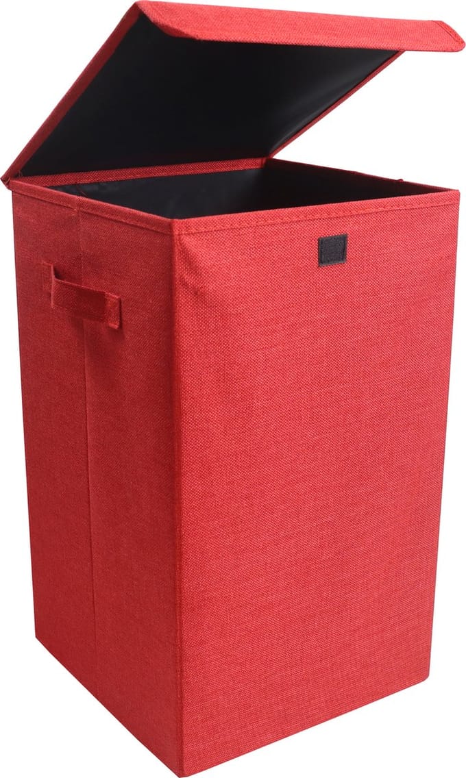 Wasmand Stoffen wasbox Waskist Wasbox Stoffen box Deksel Dreso M