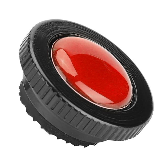 Mini ronde snelkoppelingsplaat van aluminiumlegering voor het Manfrotto Compact Action-statief (Rood) red