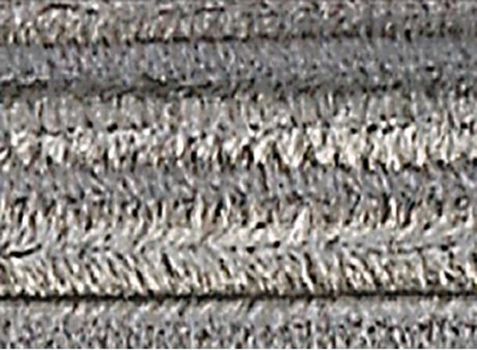 Chenilledraad Folia 50cm lang - 10 stuks grijs