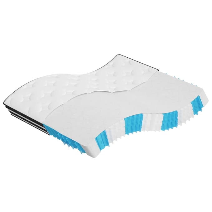 vidaXL - Pocketveringmatras - middelhard - 160x200 - cm