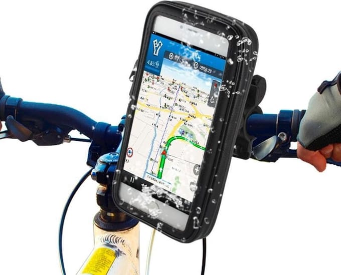 Merkloos telefoonhouder fiets - Universeel - Waterdicht