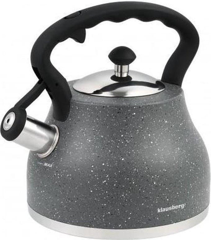 Klausberg 7449 - fluitketel - 2,7L - rvs - alle warmtebronnen