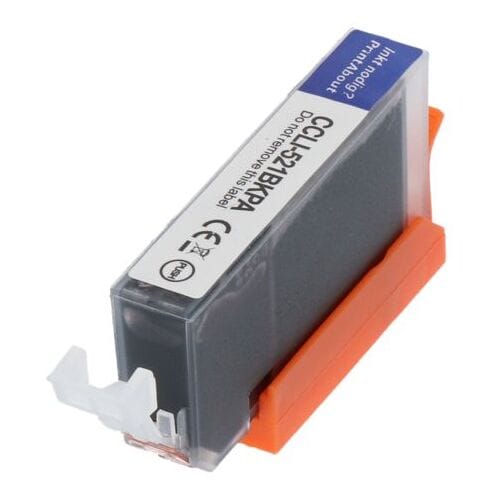 PrintAbout Inktcartridge CLI-521BK Zwart geschikt voor Canon