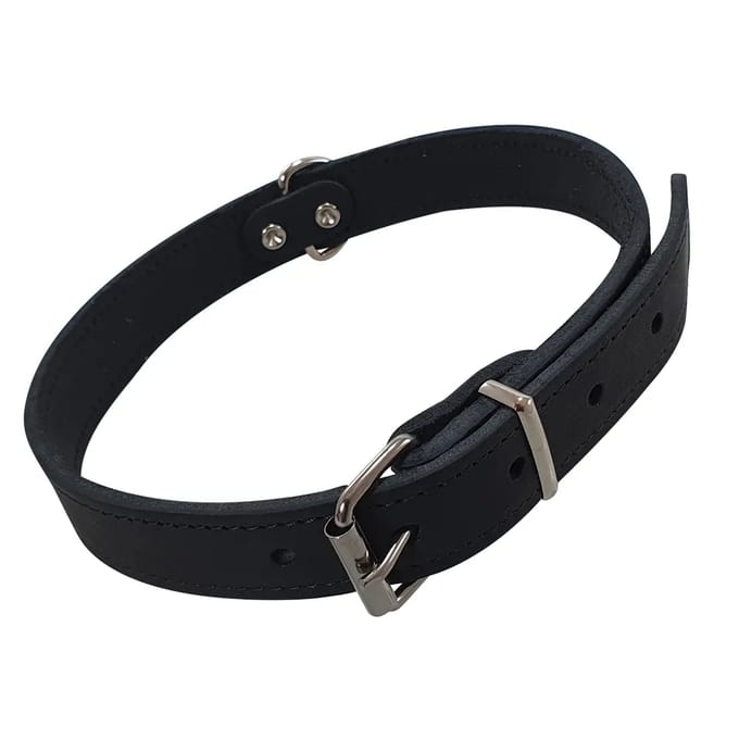 Nobby Halsbånd TABIL 40 cm (31-36 cm) 16 mm Sort