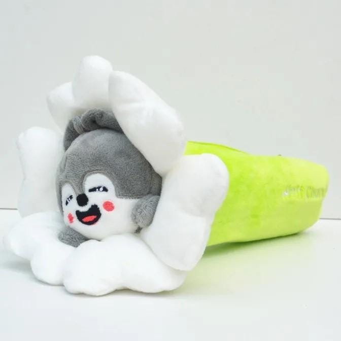Stray Kids - SKZ Bloemige Pluche Pennenhouder Bangchan gray