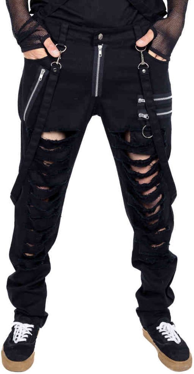Vixxsin - Dalton Broek rechte pijpen - 38/34 inch - Zwart