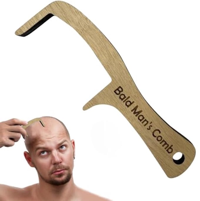 Grappige Haarborstel voor Kale Mannen - Grooming Tool en Leuk Cadeau