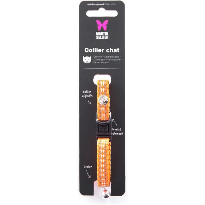 Kattenhalsband nylon Martin Sellier Safety