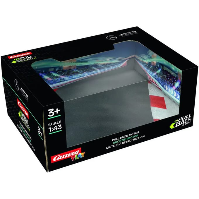 Carrera Speelgoedvoertuig Auto - Pull and Speed - Mercedes Formule 1 - Russel vs. Antonelli - Pull Back Auto - Terugtrekauto - 1:43 - 2 Stuks