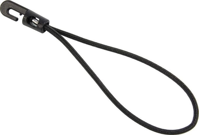 Afdekzeilwinkel - Spanner kunststof haak 20cm elastiek zwart