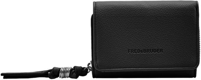 FREDsBRUDER portemonnee Color Kiss Flap Wallet Black zwart