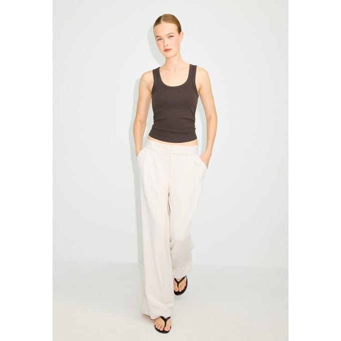 Stradivarius Nette broek met zachte touch  Steen 34