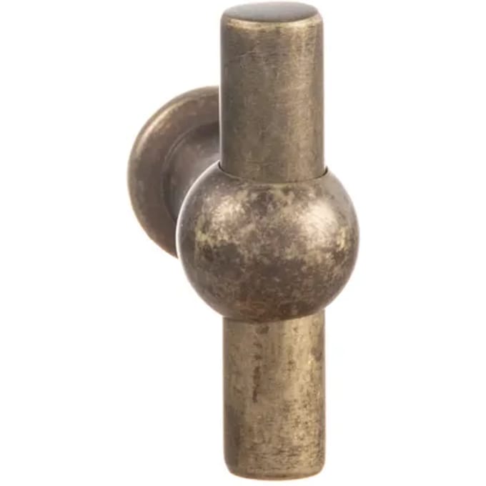 Bertomani Meubelknop - Zamak - Verbronsd - 45x35mm - Set Van 2